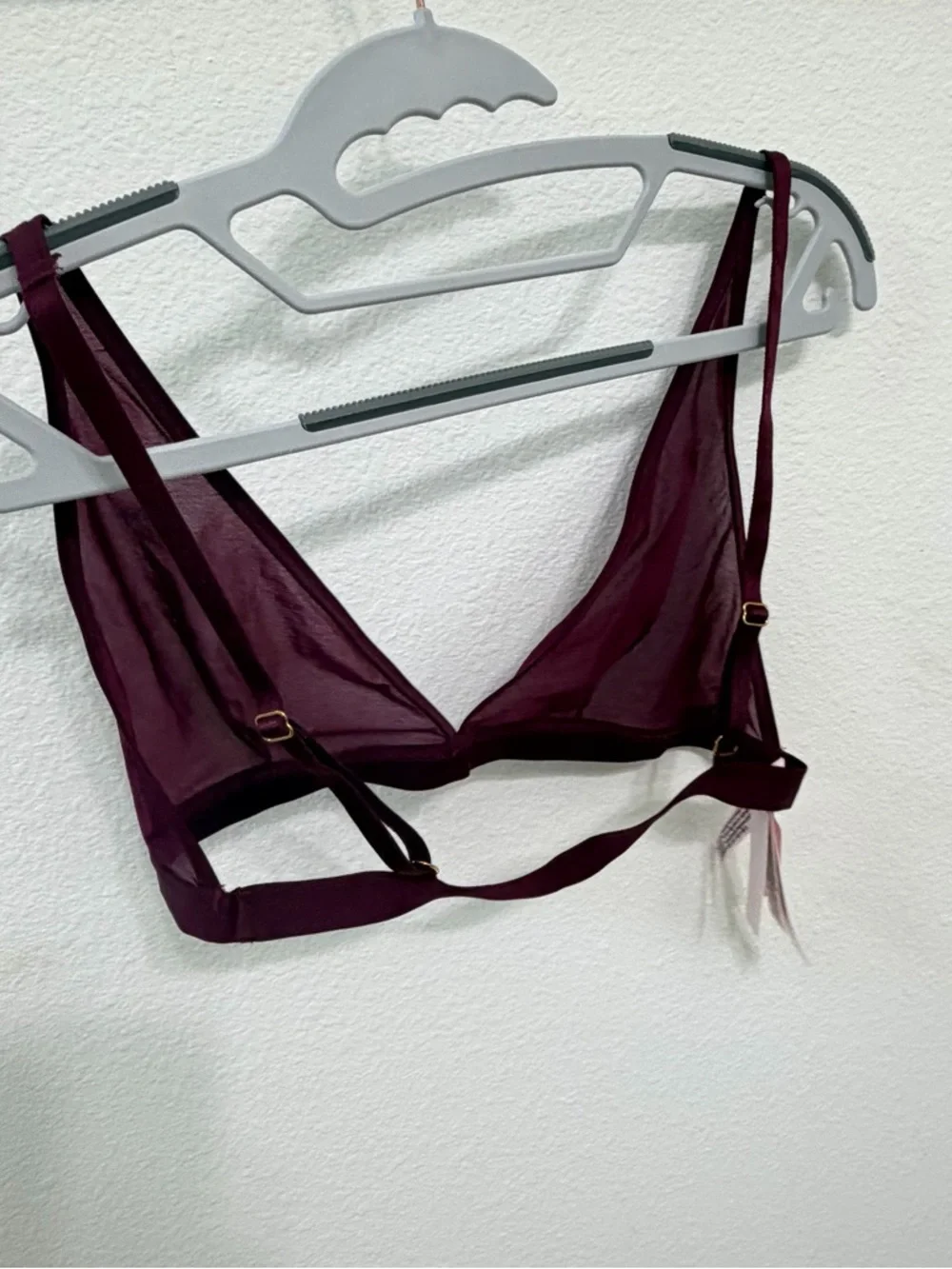 Victoria's Secret Sheer Mesh Bralette in Plum - Picture 5 of 10